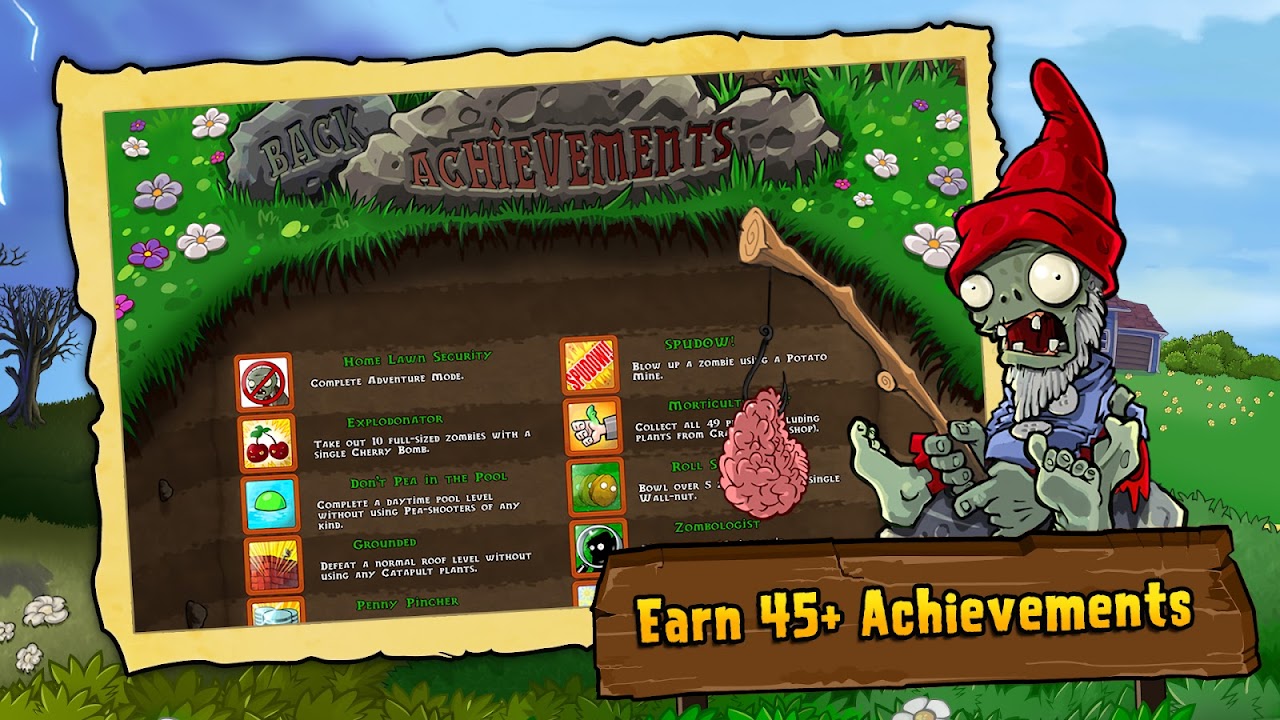 Скриншот Plants vs. Zombies 1